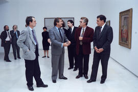 Visita del gobernador de Puerto Rico a la Universidad de Málaga y Obispado. 1993