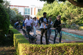 Welcome to UMA. Bienvenida a los alumnos de intercambio internacional de la Universidad de Málaga. Jardín botánico. Octubre de 2017