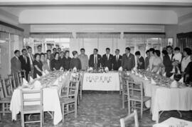 Acto social. Comida ofrecida por MAFRE en el restaurante Antonio Martín. Málaga. Mayo de 1963