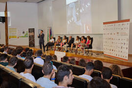 Acto de bienvenida a los alumnos de primer curso de Económicas. Paraninfo. Septiembre de 2014