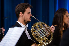 Concierto de Bandas Sonoras de la 30 edición de Fancine de la Universidad de Málaga. Auditorio de la Escuela Técnica de Ingeniería de Telecomunicaciones e Informática. Noviembre de 2020