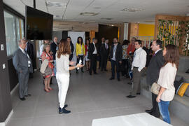 Visita guiada a Link by UMA en el Encuentro de rectores de Brasil, Portugal y España. Edificio The Green Ray. Octubre de 2015