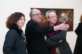 Inauguración de la exposición "Inventario", de Buly. Centro de Arte Contemporáneo Francisco Hernández, Vélez-Málaga. Diciembre de 2018
