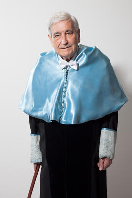 Retratos de D. Antonio Bonet Correa en la Investidura como Doctor "Honoris Causa" por la Universidad de Málaga. Rectorado. Febrero de 2014