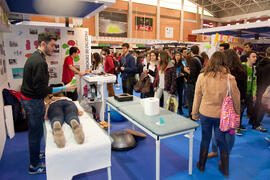 Jornadas de Puertas Abiertas de la Universidad de Málaga. Complejo Polideportivo Universitario. Abril de 2014