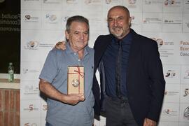 Sebastián Morales y Eugenio Luque. Homenaje al personal jubilado de la Facultad de Ciencias Económicas y Empresariales. Campus de El Ejido. Septiembre de 2022