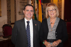Firma de convenio entre la Universidad de Málaga Y ADIF en apoyo al Proyecto "Andalucía Tech". Antequera, Málaga. Octubre de 2010