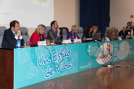 Mesa presidencial. Acto inaugural del 4º Congreso Internacional de Actividad Físico-Deportiva para Mayores. Escuela Técnica Superior de Ingeniería Informática y Telecomunicaciones. Marzo de 2011
