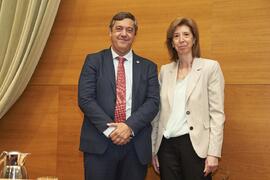 Toma de posesión de Isabel María Abad Guerrero como nueva Vicerrectora Adjunta de Empleabilidad de la Universidad de Málaga. Edificio del Rectorado. Abril de 2024