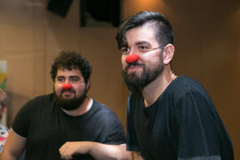 Manu Sánchez en la clase magistral "Clown: El arte de hacer el payaso". Curso de Verano "El humor en las artes escénicas". Marbella. Julio de 2018