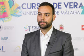 Antonio Esteva. Curso "Información y Comunicación". Cursos de Verano de la Universidad de Málaga. Ronda. Julio de 2018