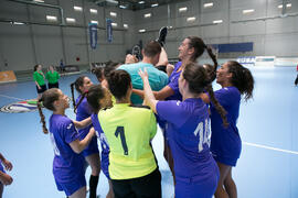 Partido Universidad de Aveiro - Universidad Ovidius de Constanta. Categoría femenina. Campeonato Europeo Universitario de Balonmano. Antequera. Julio de 2017
