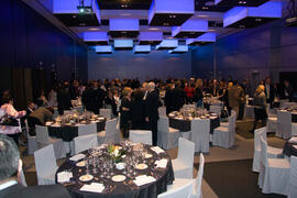 Cena de gala con motivo al homenaje para los jubilados y personal que cumple 25 años de servicio en la Universidad de Málaga. Hotel Barceló. Febrero de 2009