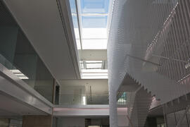 Interiores de la nueva Facultad de Psicología. Campus de Teatinos. Mayo de 2021