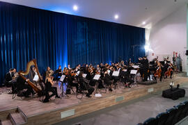 Concierto de Bandas Sonoras de la 30 edición de Fancine de la Universidad de Málaga. Auditorio de la Escuela Técnica de Ingeniería de Telecomunicaciones e Informática. Noviembre de 2020