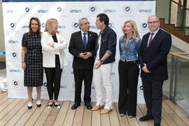 Autoridades. Acto de la Fundación Lágrimas y Favores. Entrega de los Premios de Investigación de la Cátedra de Estudios Cofrades. Rectorado. Abril de 2019