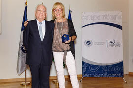 Homenaje al personal que cumple 25 años al servicio de la Universidad de Málaga y al personal jubilado. Paraninfo. Julio de 2013