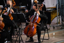Concierto de Bandas Sonoras de la 30 edición de Fancine de la Universidad de Málaga. Auditorio de la Escuela Técnica de Ingeniería de Telecomunicaciones e Informática. Noviembre de 2020