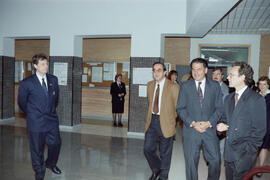 Visita del gobernador de Puerto Rico a la Universidad de Málaga y Obispado. 1993