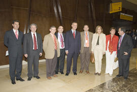 Visita del ministro Jesús Caldera. 2º Congreso Internacional de Actividad Físico-Deportiva para Mayores de la Universidad de Málaga. Palacio de Ferias y Congresos de Málaga. Marzo de 2007