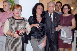 Fiesta posterior a la entrega de la Medalla de la Ciudad y del título de Hijo Predilecto a Eugenio Chicano. Ayuntamiento de Málaga. Octubre de 2014