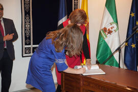 Toma de posesión del personal docente e investigador de la Universidad de Málaga. Rectorado. Noviembre de 2012
