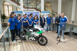 Presentación del proyecto "UMA Racing Team 2017/2018". Edificio del Rectorado. Junio de 2017