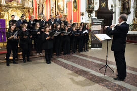 Concierto de Navidad de la Coral Sancti Petri homenaje a la Facultad de Económicas. Iglesia de los Mártires. Diciembre de 2015