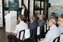 Intervención de Enrique Moreno Ostos. Presentación del I curso de verano "Mares de Andalucía". Puerto de Málaga. Julio de 2018