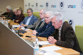 Gilbert Haffner. Presentación del libro "Celebración de París: Lugares y gentes". Edificio del Rectorado. Octubre de 2017