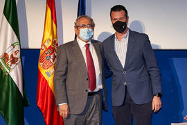 Toma de posesión de Rafael Marcos Luque Baena como nuevo profesor titular del Área de Lenguajes y Sistemas Informáticos de la Universidad de Málaga. Paraninfo. Diciembre de 2021