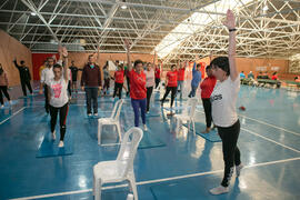 Taller de pilates e hipopresivos. 7º Congreso Internacional de Actividad Física Deportiva para Mayores. Escuela Técnica Superior de Ingeniería de Telecomunicaciones y de Informática. Noviembre de 2017