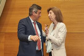 Toma de posesión de Isabel María Abad Guerrero como nueva Vicerrectora Adjunta de Empleabilidad de la Universidad de Málaga. Edificio del Rectorado. Abril de 2024