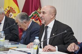 Eugenio José Luque. Presentación del libro "50 años de doctores Honoris Causa por la Universidad de Málaga". Facultad de Ciencias Económicas y Empresariales. Febrero de 2024