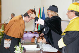 Investidura de nuevos doctores por la Universidad de Málaga. Paraninfo. Febrero de 2012