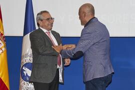Toma de posesión de Juan Carlos Pérez García "Pepo Pérez" como profesor titular del Área Dibujo de la Universidad de Málaga. Toma de posesión de nuevos catedráticos y profesores titulares de la Universidad de Málaga. Paraninfo. Noviembre de 2023