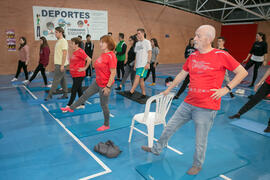 Taller de pilates e hipopresivos. 7º Congreso Internacional de Actividad Física Deportiva para Mayores. Escuela Técnica Superior de Ingeniería de Telecomunicaciones y de Informática. Noviembre de 2017