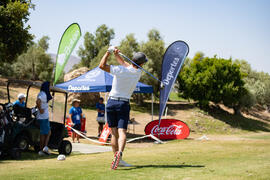 Jugada en el Campeonato Europeo de Golf Universitario. Antequera. Junio de 2019