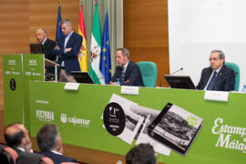 Presentación del coleccionable de Diario Sur "Estampas de Málaga 2". Edificio del Rectorado. Septiembre de 2016