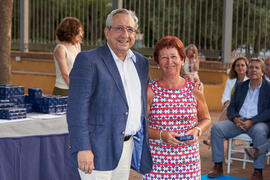 Homenaje al personal jubilado o que cumple 25 años de servicio en la Universidad de Málaga. Jardín Botánico. Junio de 2022