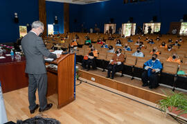 Intervención del Secretario General. Apertura del Curso Académico 2020/2021 de la Universidad de Málaga. Paraninfo. Septiembre de 2020