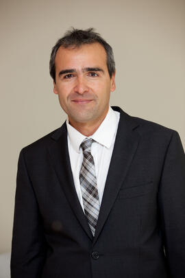 Juan Antonio Perles en la toma de posesión de Adelaida de la Calle Martín como Rectora de la Universidad de Málaga. Palacio de San Telmo. Sevilla. Enero de 2012