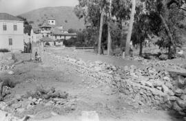 Málaga. Puente del barrio del Limonar. Agosto de 1963
