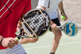 Partido de pádel. Fases Finales de los Campeonatos de España Universitarios. Antequera. Abril de 2012