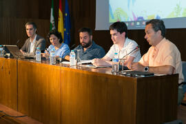 Intervención de Joaquín García Weil en la mesa redonda "Inteligencia Artificial y Ciencia Ficción: Un ejercicio ético, ¿y épico?". Curso "La buena Inteligencia Artificial". Cursos de Verano de la Universidad de Málaga. Ronda. Julio de 2018