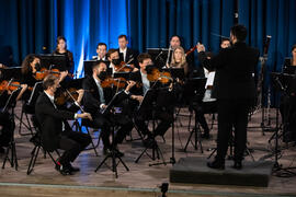 Concierto de Bandas Sonoras de la 30 edición de Fancine de la Universidad de Málaga. Auditorio de la Escuela Técnica de Ingeniería de Telecomunicaciones e Informática. Noviembre de 2020