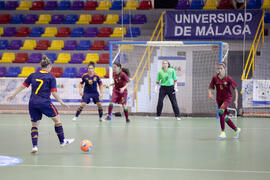 Partido España contra Portugal. 14º Campeonato del Mundo Universitario de Fútbol Sala 2014 (FUTSAL). Antequera. Julio de 2014