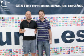Graduación del alumnado del CIE de la Universidad de Málaga. Centro Internacional de Español. Junio de 2015