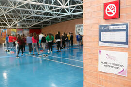 Taller de pilates e hipopresivos. 7º Congreso Internacional de Actividad Física Deportiva para Mayores. Escuela Técnica Superior de Ingeniería de Telecomunicaciones y de Informática. Noviembre de 2017