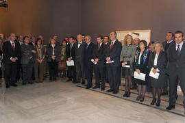 Toma de posesión del equipo de gobierno de la Universidad de Málaga. Rectorado. Enero de 2012